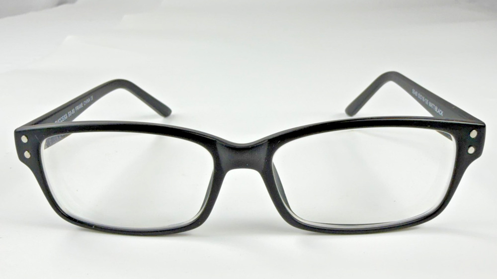 Success SS-80 Matt Black Mens Rect Full Rim 53-16-135mm Eyeglasses FRAMES ONLY